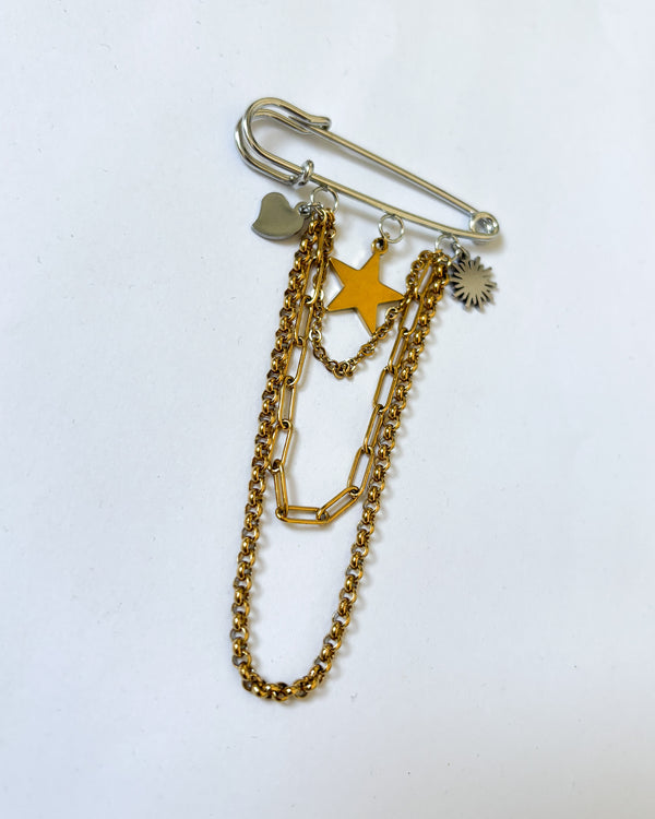 Broche cadenas combi