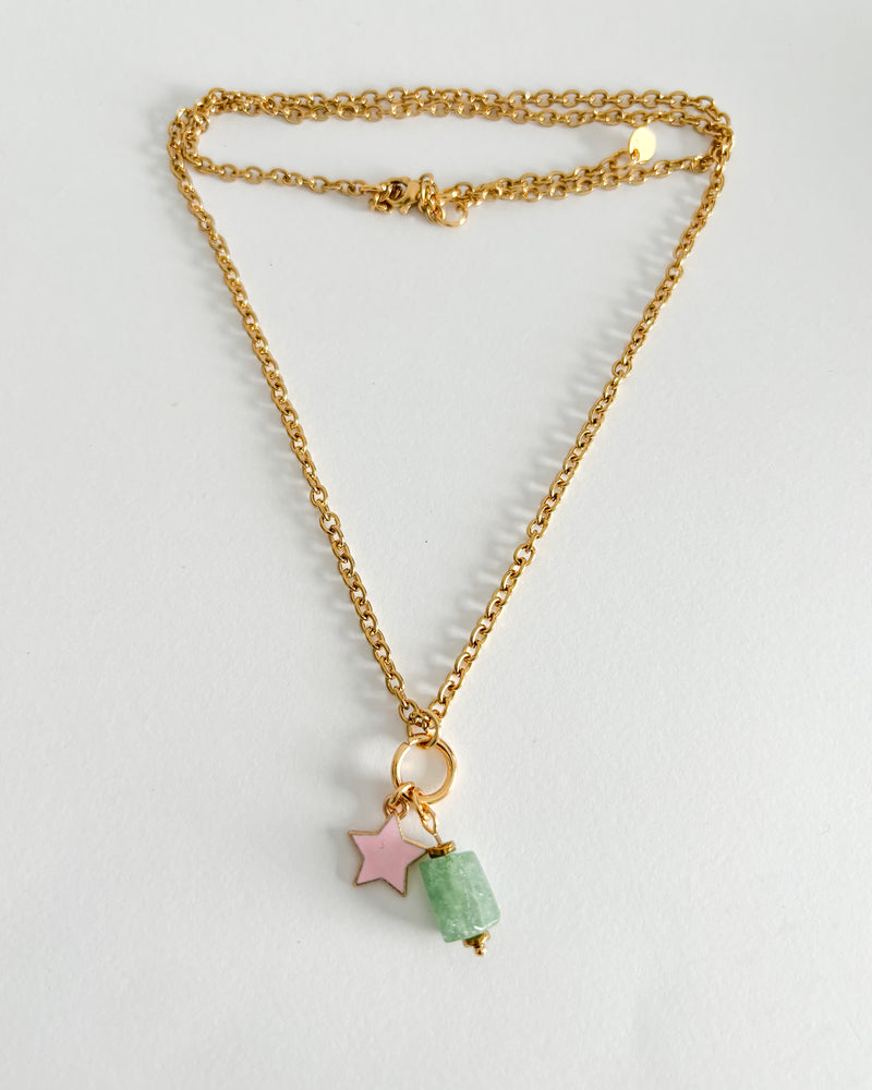 COLLAR PIEDRA MENTA