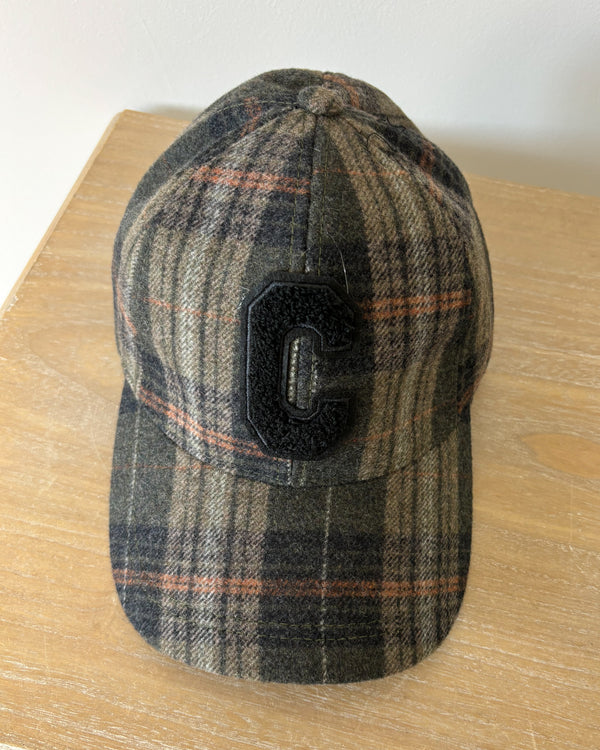 Gorra cuadros paño