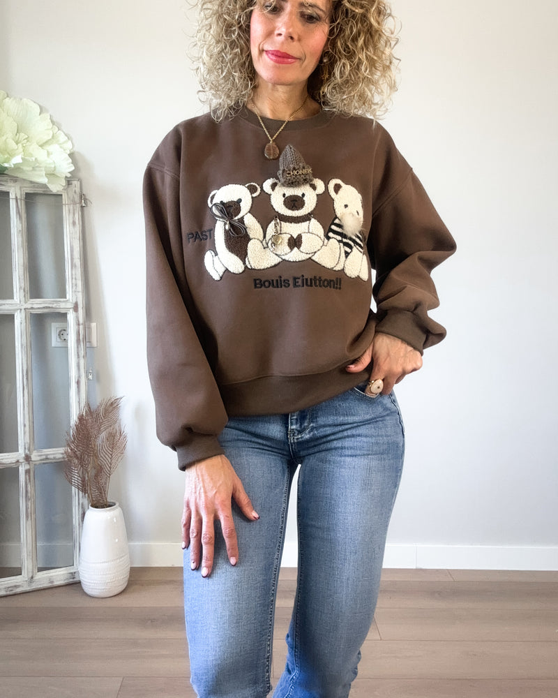 Sudadera choco oso