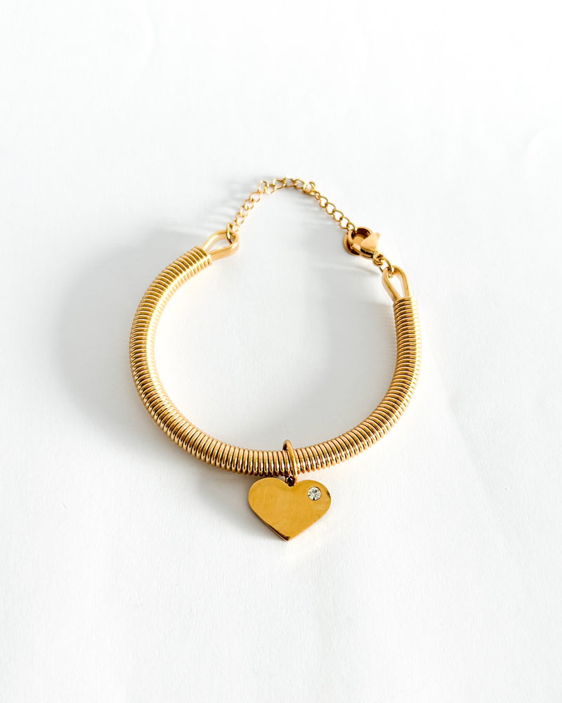 PULSERA RIGIDA CORAZÓN