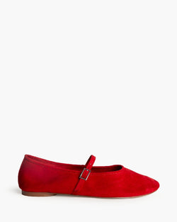 Zapato mercedita roja