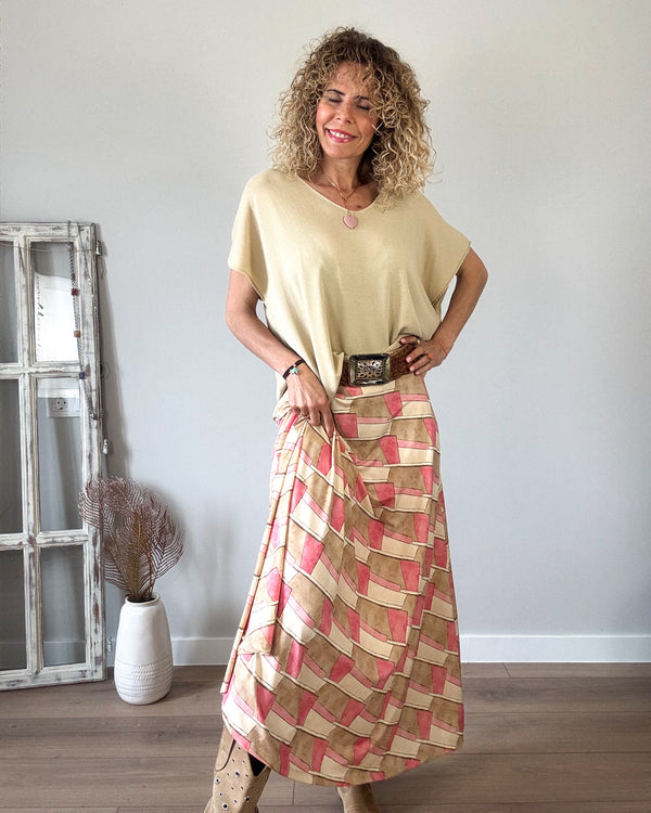 Jersey beige manga