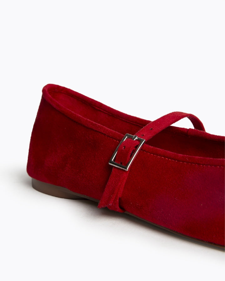 Zapato mercedita roja