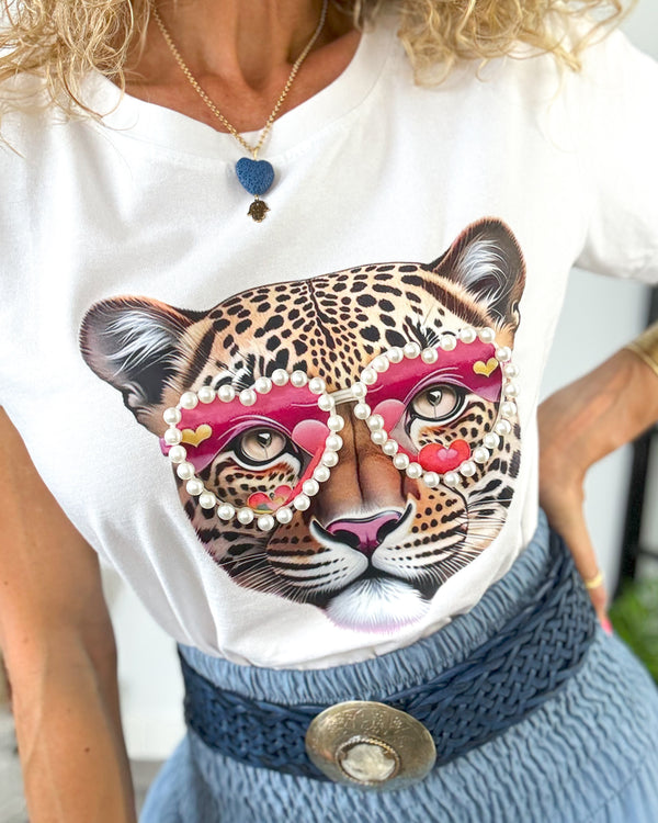 Camiseta tigre perlas