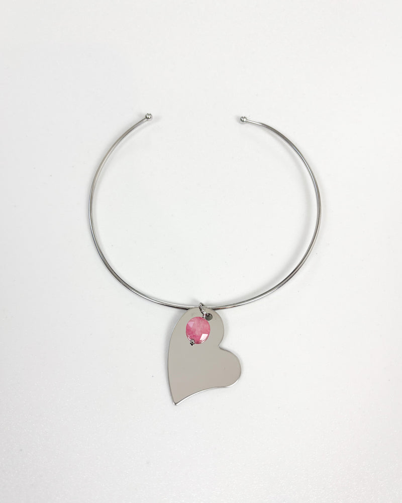 CHOCKER CORAZÓN PIEDRA