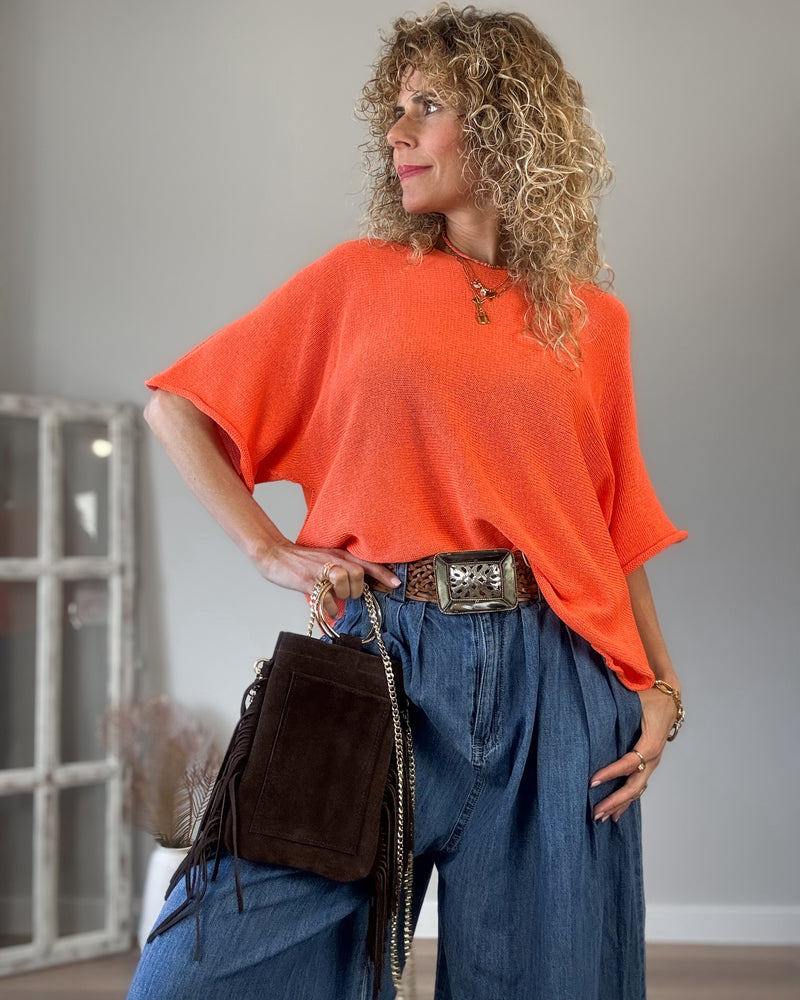 Jersey naranja mujer Primavera